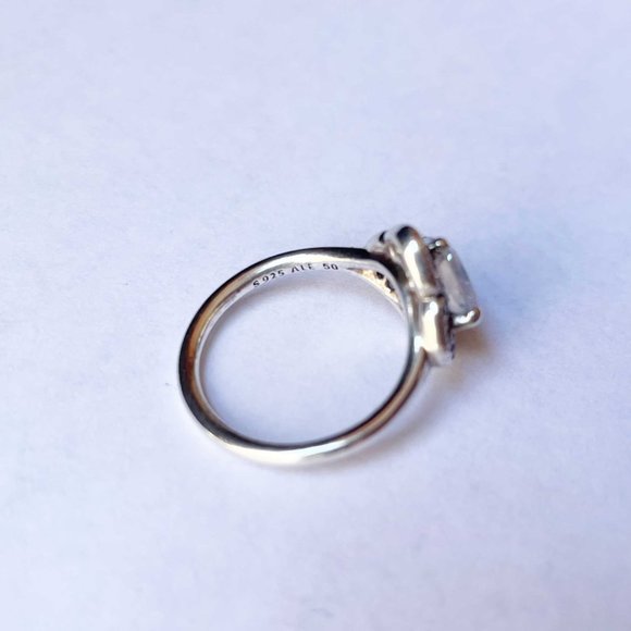 Pandora Crystallised Floral Fancy Ring - Picture 3 of 4